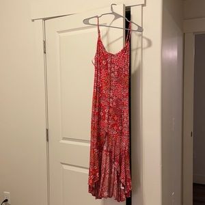 Red Floral Dress